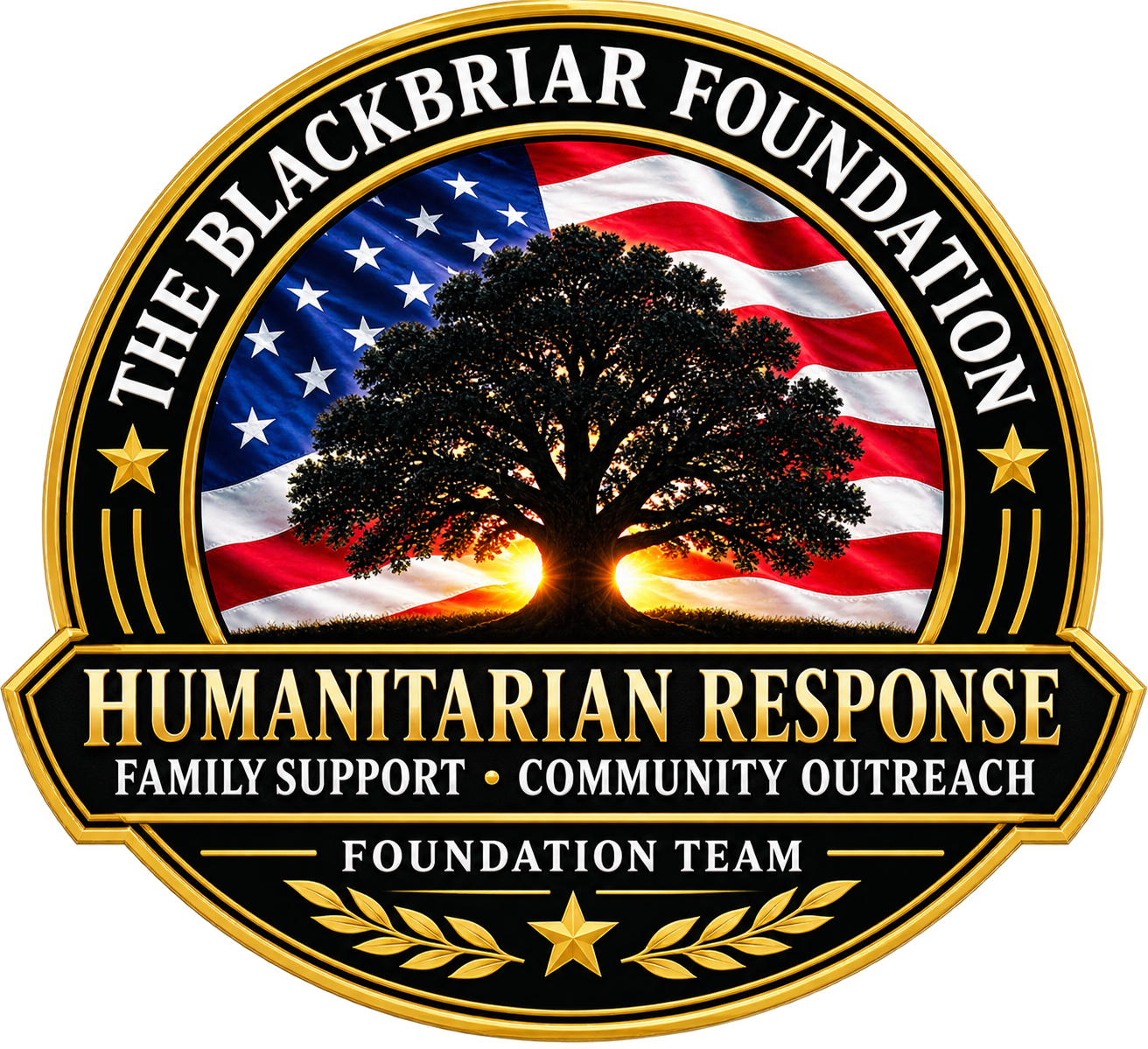 The BLACKBRIAR Foundation Humanitarian Response logo