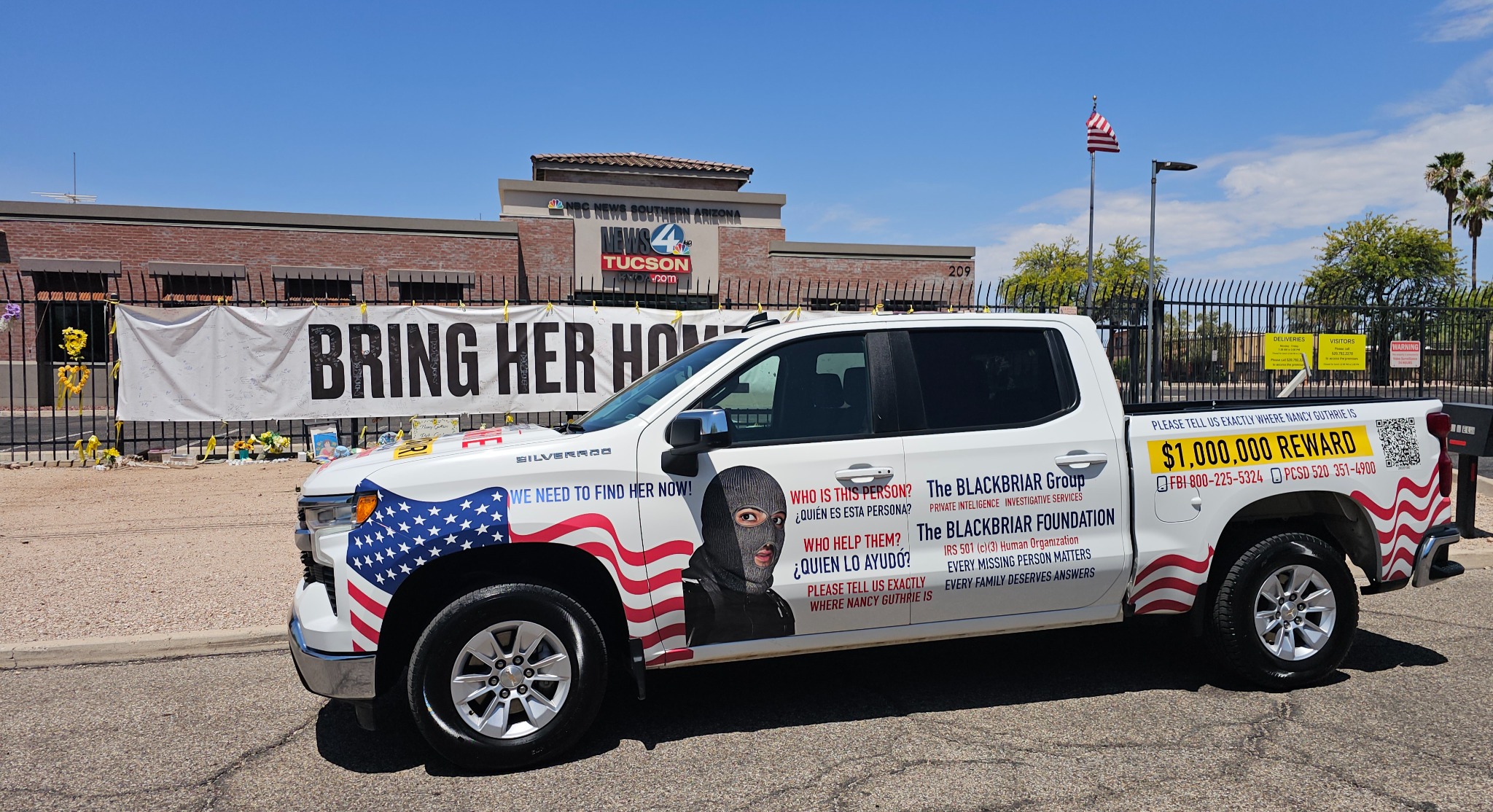 BLACKBRIAR Nancy Guthrie Tucson deployment awareness vehicle