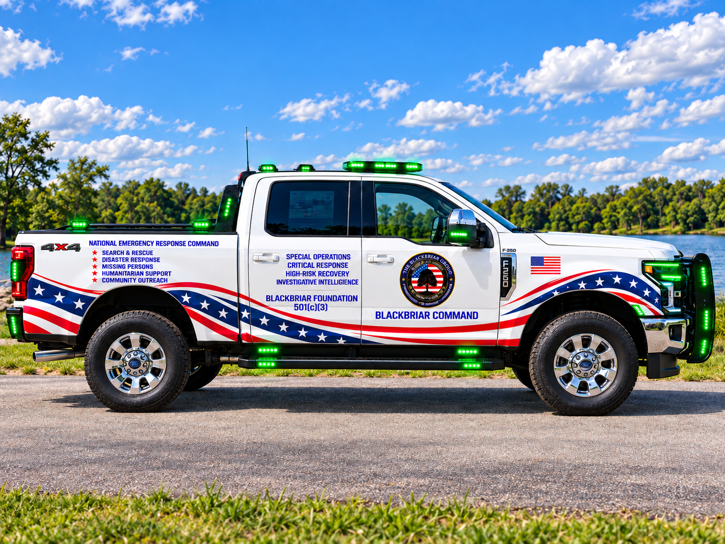 SENTINEL ONE BLACKBRIAR Foundation mobile command vehicle