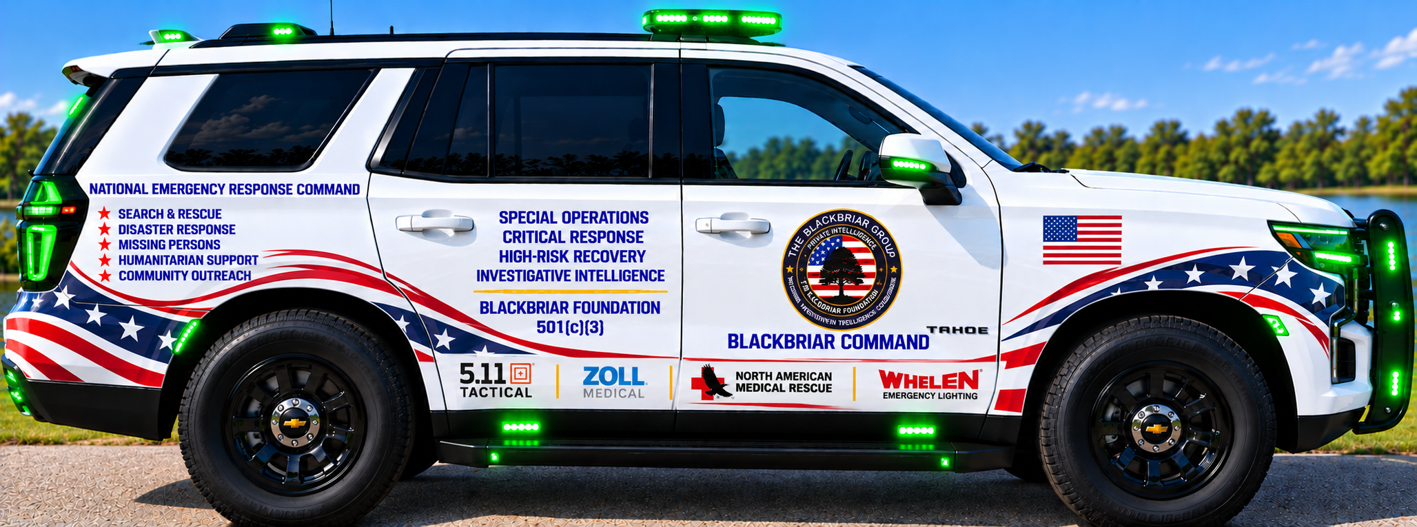 SENTINEL ONE BLACKBRIAR Foundation command vehicle